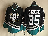 Anaheim Ducks #35 Jean-Sebastien Giguere PurpleTurquoise CCM Throwback Jerseys,baseball caps,new era cap wholesale,wholesale hats